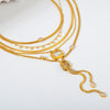 Stainless Steel Shiny Zirconia Pendant Necklace For Women Delicate Pvd Plated Charm Jewelry Gift - Image 6