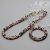 Woven Bead Necklace Glass Beaded Bohemian Statement Necklace Bracelet Hair Accessory Set For Women Jewelry Gift - Image 26