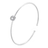 gold plated micro-set zirconia 26 letters A-Z simple unisex bracelet lucky letters bracelet silvery - Image 29