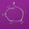 Silver Color Stamp Anklets For Women Foot Leg Chain Link Bracelet Double Layers Beach Accessories Jewelry - Image 54