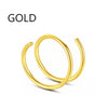 Women Fake Piercing Nose Ring Hoop Septum Non Piercing Nose Clip Rock HipHoop Stainless Steel Magnet Punk Body Jewelry - Image 15