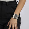 Personality Metal Wide Open Bangle Europe American Style Smooth Surface Cuff Bangles Alloy Temperament Exaggerated Bracelet Gift - Image 5