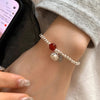 Silver Bracelet Geometric Cube Circle Punk Asymmetric Beaded For Woman Girl Jewelry Gift - Image 38