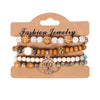 Bohemian Beaded Bracelet Set with Colorful Strand Styles - Image 12