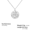 Double Amulet Protection Necklace Witch Knot Pentagram Tetragrammaton Stainless Steel Protection Jewerly - Image 8