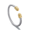 Retro Style Open Cuff Bracelets Stainless Steel Cable Wire Bangle For Women For Men Adjustable Chic Jewelry - Image 15