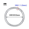 1PCS Titanium Septum Hoop Daith Piercing Jewelry for Nose Helix Conch Tragus 16/18G Rook Lip Hoop Ring - Image 9