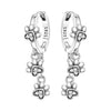 Silver Cute Bee Daisy Earrings Design Dainty Ear Loops for Women Party Birthday Gifts Jewelry - Image 14