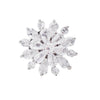 Crystal Flower Traceless Magnet Brooches for Women Metal Strong Magnetic Rhinestone Corsage Jewelry Gifts - Image 8