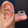 1PC CZ Multi-Layer Clips Earrings for Women Minimalist Leaf Cartilage Earings Ear Cuff Fake Piercing Clip on Ear Jewelry - Image 17