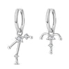 Silver Twelve Constellation Series Stud Zircon Earrings Wedding Ladies Jewelry Women Girls - Image 7