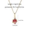 Pink Zircon Heart Necklace For Women Gothic Sword Go Through Love Choker Elegant Crystal Flower Necklaces Y2k Jewelry - Image 9