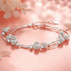 Silver Bracelet Woman Vintage Adjustable Bead Bracelets Jewelry Party Wedding Gift - Image 5