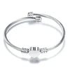 Girls Gold Color Stainless Steel Heart Bracelet Bangle With Letter Initial Alphabet Charms Bracelets For Women - Image 33