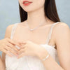 Silver Necklace Bracelet Set for Woman Vintage Lucky Beads Ball Jewelry Set Party Jewelery Gifts - Image 4