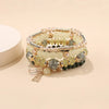 Bohemian Stackable Glass Bead Bracelet Set 4 Pieces - Image 32