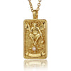 22 Style Classic Tarot Card Pendant Necklace Double Sided Zircon Tarot Necklace Major Arcana Empress Sun Star Sign Women Jewelry - Image 19