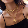 Liquid Lava Style Metal Choker Necklace for Women Gold Color Geometry Twist Neck Bangle Party Collar Jewelry Gift - Image 10