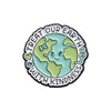 Love Earth Enamel Pins Plant Garland Heart Smile Planet Cat Brooches Lapel Badges Environment Protection Jewelry Gift For Friend - Image 9
