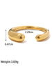 Imitation Pearl Stainless Steel Gold Color Ring for Women Engagement Party Gift Temperament Jewelry - Image 8