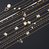 Simple Stackable Necklaces Set for Women Butterfly Heart Star Pearl Moon Pendant Necklaces Boho Jewelry Gifts - Image 5
