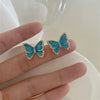 Korean Style Cute Blue Planet Star Clip on Earrings Women Mini Heart Moon Star Ear Clips Without Pierced Earrings for Kids Girls - Image 9