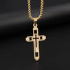 Vintage Gothic Skull Jesus Cross Pendant Necklace Catholic Jewelry for Men Punk Religious Amulet Necklace - Image 7