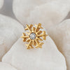 Titanium 16G Snowflake Flower Conch Helix Tragus Cartilage Stud Earring Monroe Labret Lip Piercing - Image 5