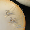 Unique Creative Paper Crane Model Silvery Dangle Earrings for Women Chic Design Banquet Festival Jewelry Accessories - Image 5