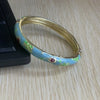 Double Bangle Vintage Cloisonne Bangle Traditional Chinese Hollow Out Flower Bangle Vintage Ethnic Women's Hand Bracelet - Image 13