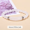 JD Stone Tiger Eye Amethyst Rectangle Bar Charm Bracelet Women Men Stone Powder Crystal Rough Chakra Jewelry - Image 9