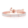 Black Crystal Tennis Bracelets for Women Men Iced Out Cubic Zirconia Adjustable Bracelet On Hand Hippie Jewelry - Image 19