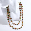 Multicolor Irregular Bead Necklace with Long Strand Design - Image 3