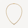 Style Glass Box Pendant Necklace for Women Heart Zircon Flower Sun Diamond Collarbone Chain - Image 23