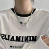 Irregular Circle Zircon Couple Necklace Female Coldness Style Niche Hip Hop Neutral Style High End Party Jewelry Gift - Image 2