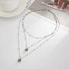 Multi-Layer Shiny Black Rhinestone Pendant Necklace, Vintage Creative Banquet Party Charm Jewelry Gift - Image 7