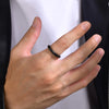Stainless Steel Mobius Ring for Men Twisted Knot Couples Wedding Bands Chic Minimalist Rings - Image 3