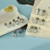 Butterfly and Heart Stud Piercing Earrings in Multiple Motifs - Image 6