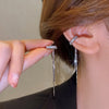 Rhinestone Tassel Ear Cuff Clip No Piercing - Image 18