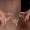 Stainless Steel Phoenix Necklace Sacred Bird Pendant Necklaces Phoenix Jewelry Gift For Women - Image 5