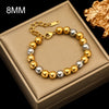 316L Stainless Steel Beads Link Chain Bracelet Bangles For Women Daily Wear Wrist Chain Jewelry Gift - Image 7