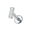 1Pc Titanium Cz Crystal Ear Cartilage Tragus Helix Daith Piercing Internal Thread Lip Stud Labret Piercing Body Jewelry 16G - Image 24