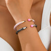 Pencil Hinged Bangle Bracelets for Women Girls, Dantiy Elegant Jewelry Gifts for Her - Image 2