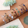 Bohemia Adjustable Rope Anklets Stone Irregular Stone Beads Bracelet Anklet for Women Men Handmade Jewelry - Image 2