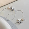 Silver Irregular Starfish Pearl Pendant Choker Necklace For Women Classic Jewelry Summer Accessories Gift - Image 6