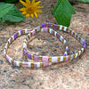 Colorful Tila Bead Bracelet with Contrasting Patterns - Image 31