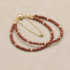 3MM Simple Elegant Bohemian Beaded Bracelet Double Layered Olivine Crystal Beads Magnetic Strand Bracelet Women Jewelry - Image 20