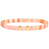 Tile Bead Stretch Bracelet in Multiple Color Patterns - Image 17