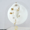 Titanium 16G Marquise CZ Screw Flat Back Vertical Helix Piercing Cartilage Stud Earring - Image 6