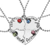 Friend 3/4 Piece Set Necklace Bff Necklace Female Love Friendship Pendant Choker Men And Women Jewelry Gift - Image 7